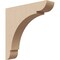 Ekena Millwork 2"W x 10"D x 10"H Thin Olympic Rough Cedar Woodgrain TimberThane Corbel, Primed Tan CORUR02X10X10OLYRCPR - alternate 1